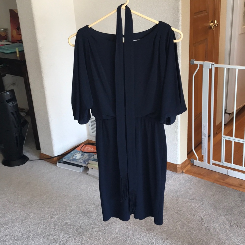 Jessica Simpson open shoulder dress